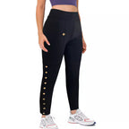 Damen Sportliche Freizeithose mit praktischen Cargo-Taschen und Knopfdetails R&B