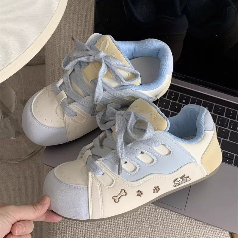 Damen sportliche Sneakers mit verspielten Tiermotiven R&B