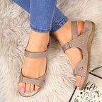 Damen Sportliche Sandalen mit verstellbaren Riemen und ergonomischem Fußbett R&B