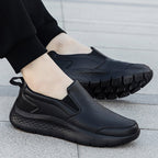 Damen bequeme Slip-On Sneakers mit elastischem Design und rutschfester Sohle R&B