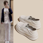 Damen Komfortable Loafers mit modischem Klettverschluss