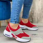 Damen Sportliche Sneakers im modernen Mesh-Design mit Luftpolster R&B