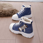Damen Hohe Sneakers mit wärmendem Innenfutter und robuster Sohle R&B