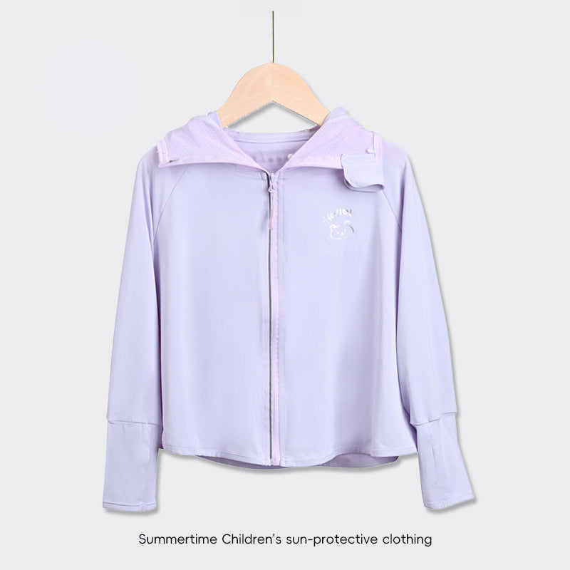 Damen UV-Schutzjacke mit Kapuze und weichem Material R&B