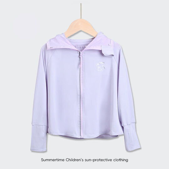 Damen UV-Schutzjacke mit Kapuze und weichem Material R&B