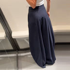 Damen elegante weite Stoffhose R&B