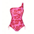 Damen Einteiliger Badeanzug mit floralem Design und passendem Überrock R&B