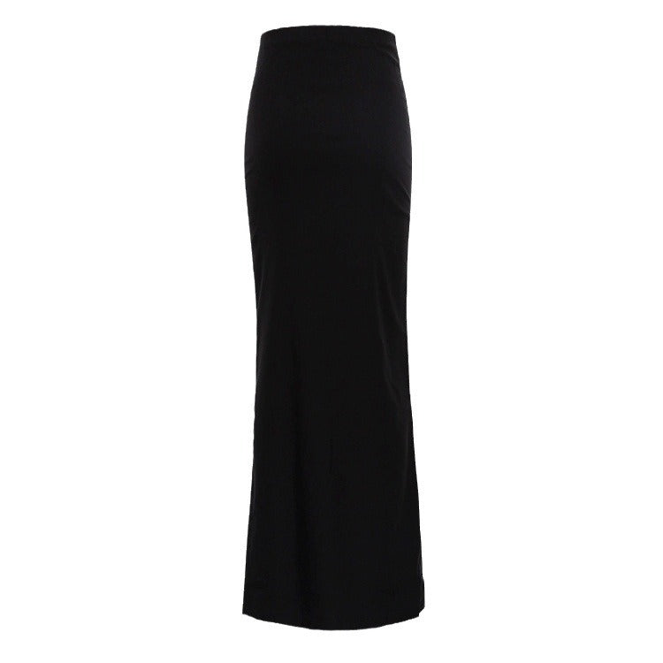 Damen Elegantes Maxirock mit hohem Bund und figurbetonter Silhouette R&B