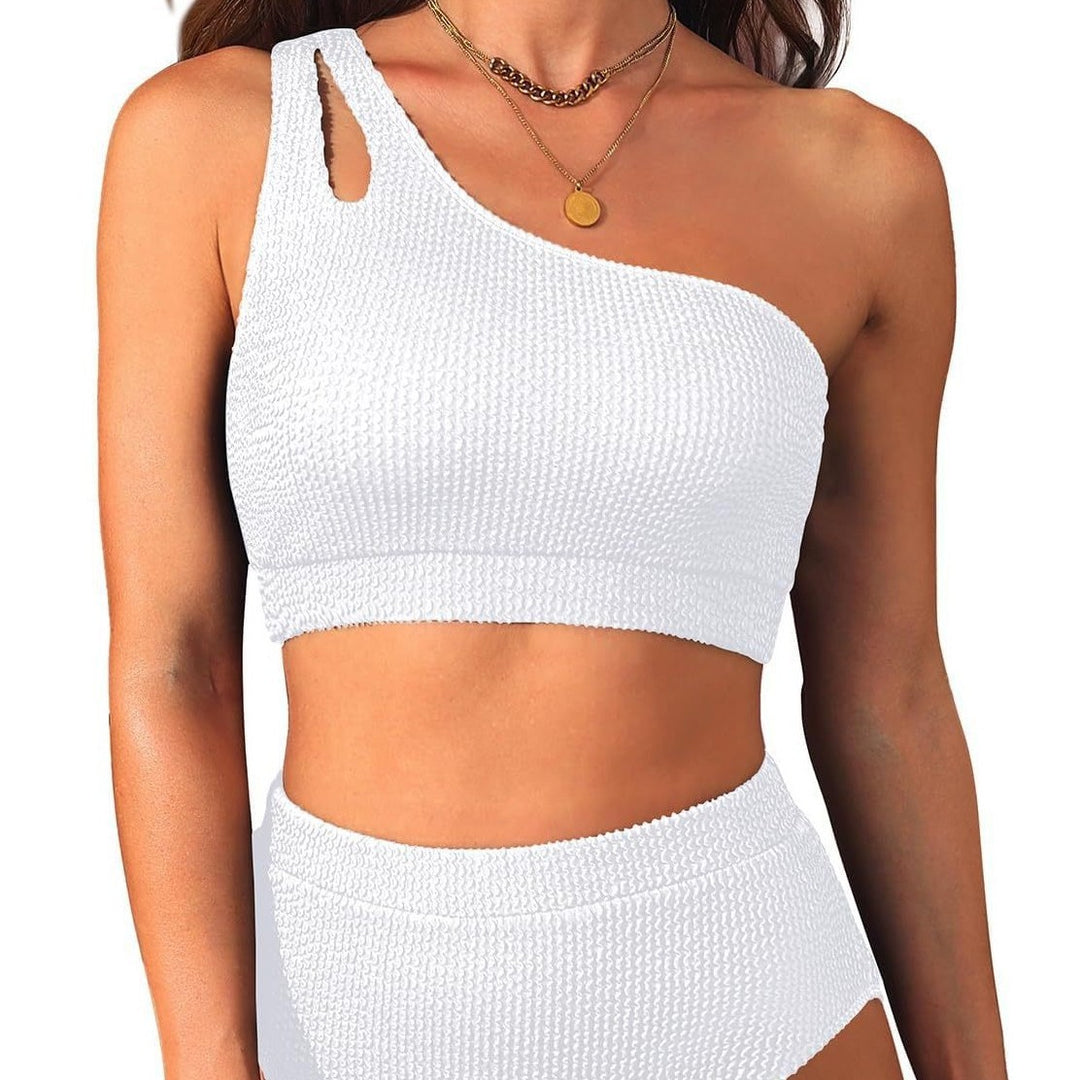 Damen Einseitiger Hochtaillierter Bikini R&B