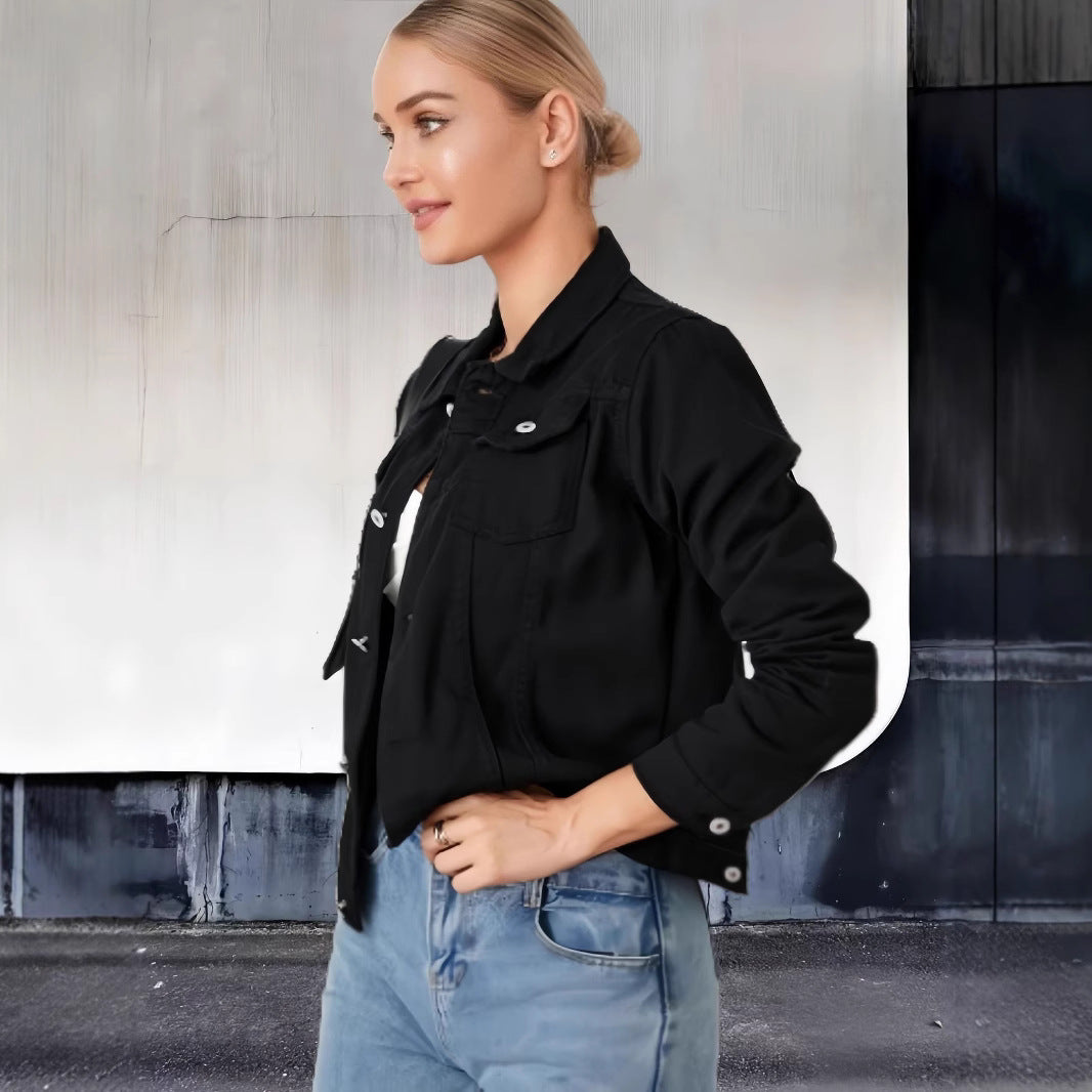 Damen Lässige Utility-Jacke mit strukturierten Details R&B