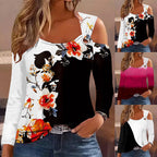 Damen Langarm-Oberteil mit Cut-Out-Details und asymmetrischem Design R&B