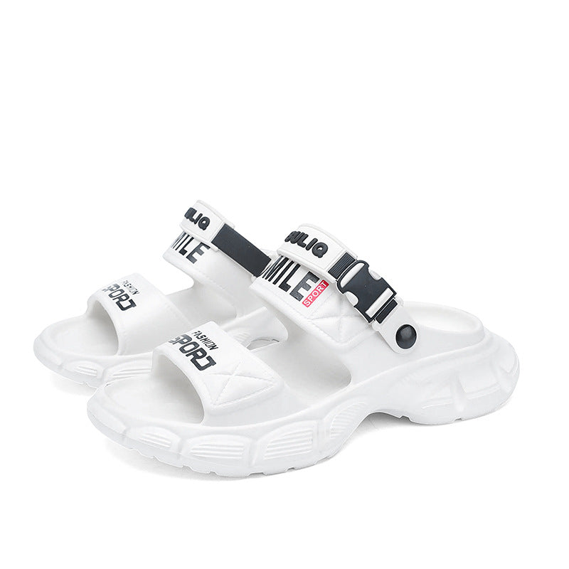 Damen bequeme und trendige Sportsandalen mit verstellbaren Riemen R&B