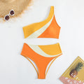 Damen Einseitiger Hochschnitt-Bikini