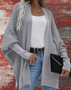 Damen Oversized Strickjacke R&B