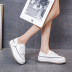 Damen Sportliche Sneakers im modernen Low-Top Design mit strapazierfähiger Sohle