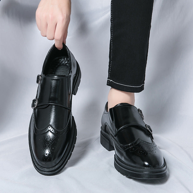 Damen Elegante Doppel-Monk-Schuhe aus hochwertigem Leder R&B