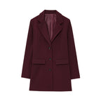 Damen eleganter Blazer mit tailliertem Schnitt R&B