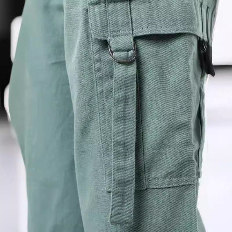 Damen Cargo-Hose mit weitem Schnitt und praktischen Taschen R&B