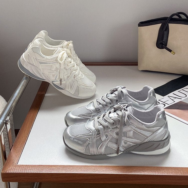 Damen Sportliche Sneakers mit atmungsaktiver Mesh-Oberfläche und ergonomischer Sohle R&B