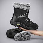 Damen Winterboots mit isolierender Polsterung und rutschfester Sohle R&B