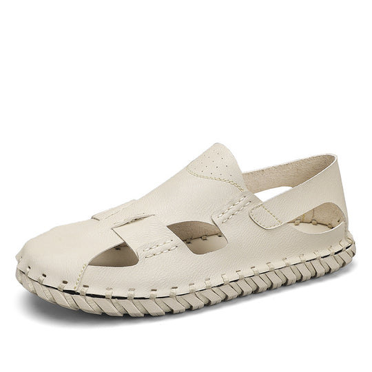 Damen luftige Leder Sandalen R&B