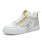 Damen modische High-Top Sneakers mit innovativer Schnürtechnologie und rutschfester Sohle R&B