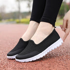 Damen nan ergonomisch geformte Komfort-Slipper mit atmungsaktivem NetzgewR&Be-Obermaterial und gedämpfter Laufsohle R&B