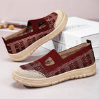Damen Atmungsaktive Slip-On Freizeitschuhe mit elastischem Obermaterial R&B