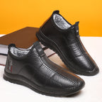 Damen Bequeme und warme Halbschuhe mit Kunstfellfutter R&B