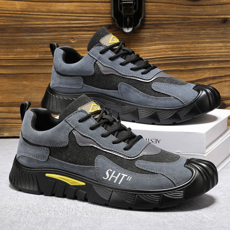 Herren sportliche Trekking-Sneaker mit rutschfester Sohle und atmungsaktivem Obermaterial R&B
