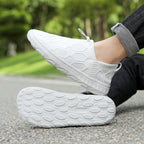 Damen Elastische Slip-On Sneakers mit innovativem Schnellschnürsystem