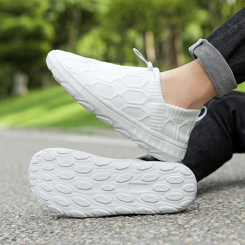Damen Slip-On Sportschuhe mit ergonomischer Strickstruktur