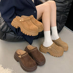 Damen Clogs mit trendiger Logoplatte und rutschsicherer Sohle R&B
