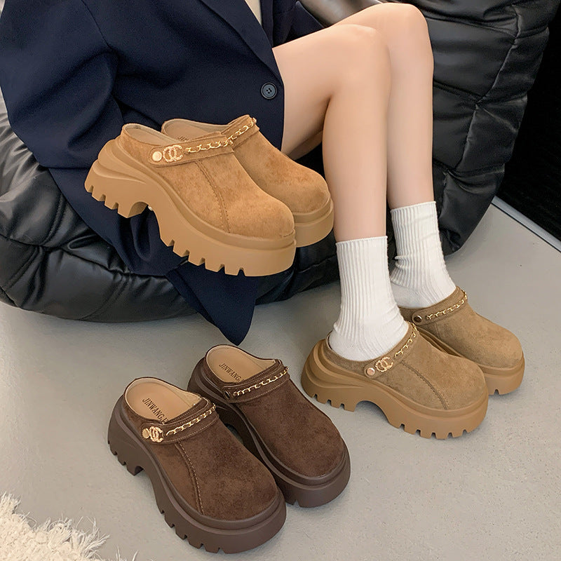 Damen Clogs mit trendiger Logoplatte und rutschsicherer Sohle R&B
