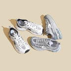 Damen Bequeme Sport-Sneaker mit atmungsaktiver Mesh-Oberfläche und dämpfender Sohle R&B