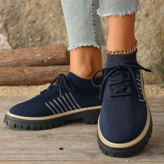 Damen luftige Sneakers mit rutschfester Sohle und atmungsaktivem Obermaterial R&B