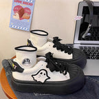 Damen Verspielte Sneakers mit einzigartigem Design und dicker Sohle