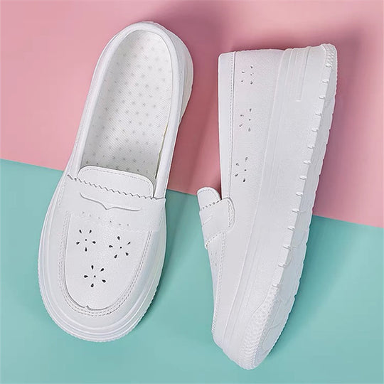Damen Slip-On Sneakers mit atmungsaktivem Obermaterial und komfortablem Fußbett R&B