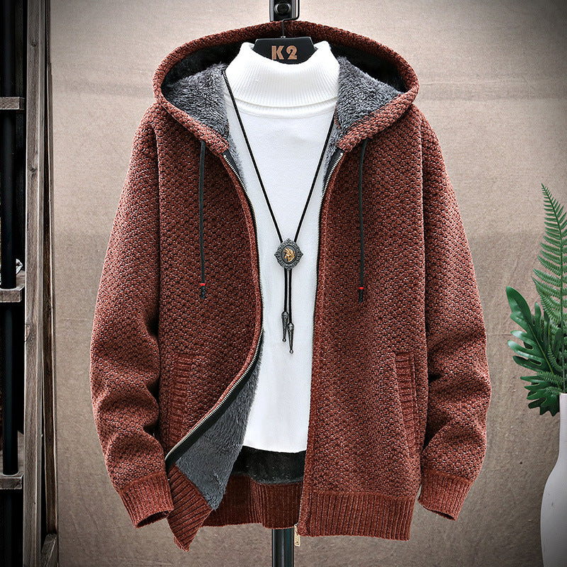 Damen gemütliche Kapuzenjacke mit weichem Innenfutter und innovativem Schnitt R&B