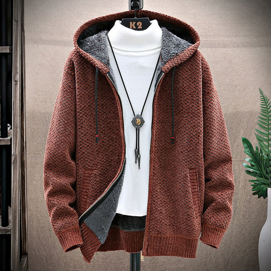 Damen gemütliche Kapuzenjacke mit weichem Innenfutter und innovativem Schnitt R&B