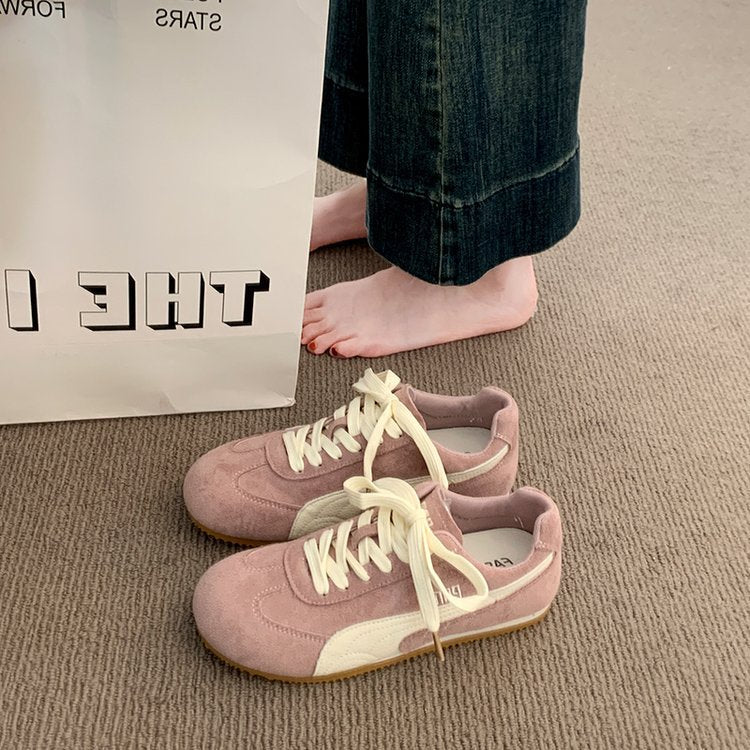 Damen Sportliche Sneakers aus hochwertigem Wildleder mit atmungsaktiver Sohle R&B