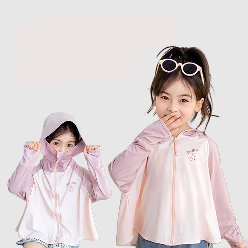 Kinder UV-Schutzjacke mit Kapuze und atmungsaktiven Eigenschaften R&B