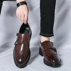 Damen Elegante Doppel-Monk-Schuhe aus hochwertigem Leder R&B