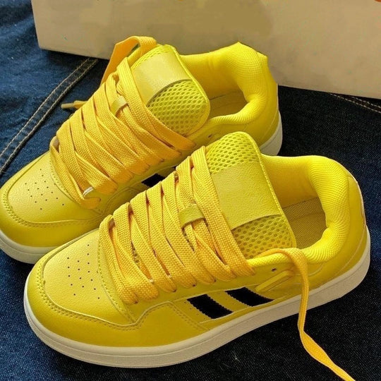 Damen Sportliche Sneakers mit innovativem Obermaterial und rutschfester Sohle R&B