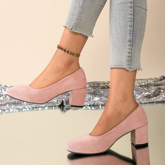 Damen Elegante und bequeme Pumps mit Blockabsatz R&B