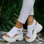 Damen Sandalen mit modernem Plateau-Design R&B
