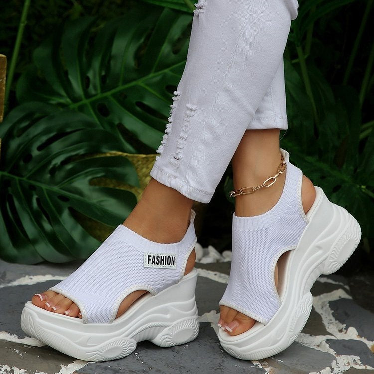 Damen Sandalen mit modernem Plateau-Design R&B