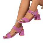 Damen Sandaletten mit Blockabsatz R&B