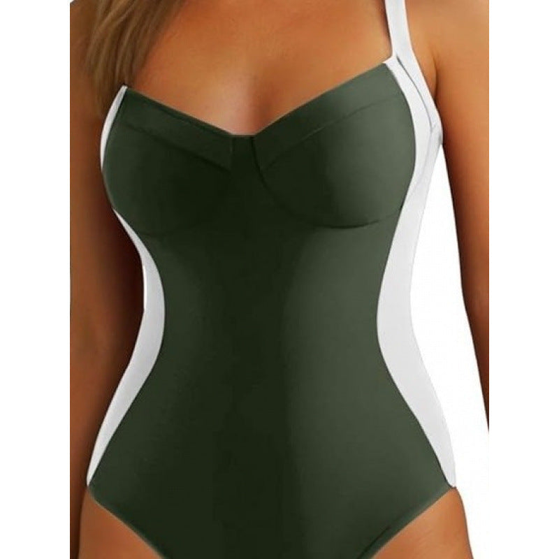 Damen Einteiliger Badeanzug mit modischem Schnitt und femininer Silhouette R&B