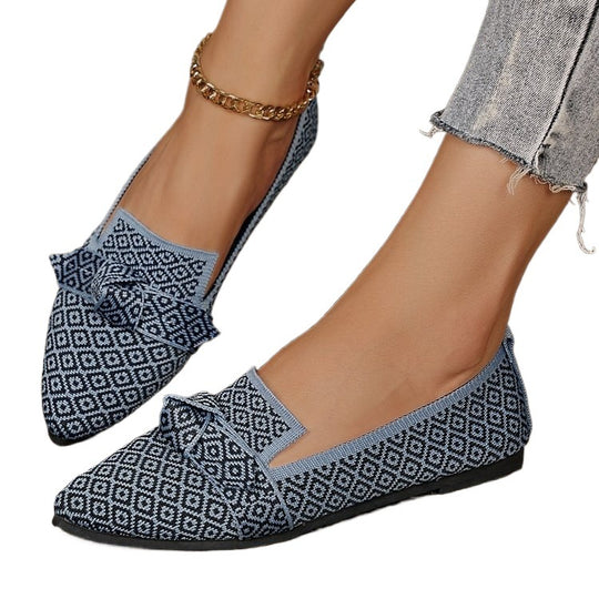 Damen Atmungsaktive und modische Slip-On Ballerinas R&B